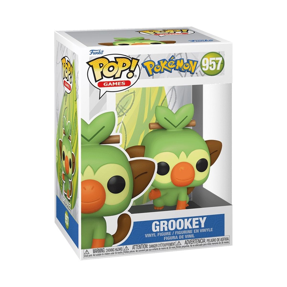 FUNKO - Funko Pop Pokemon Grookey 957