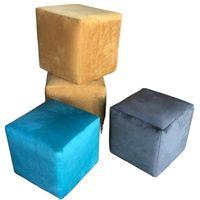 Set de 2 Puff cuadrados