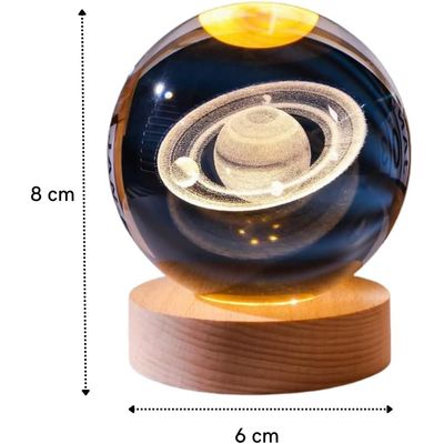 Imagen 2 del producto Luz De Nochebola De Cristal Brillante Regalo Adornos