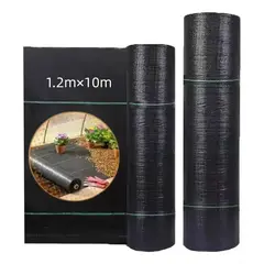 KUANGYE - Tela Anti Maleza Anti Hierba Ground Cover 10 X 1.20 Mts