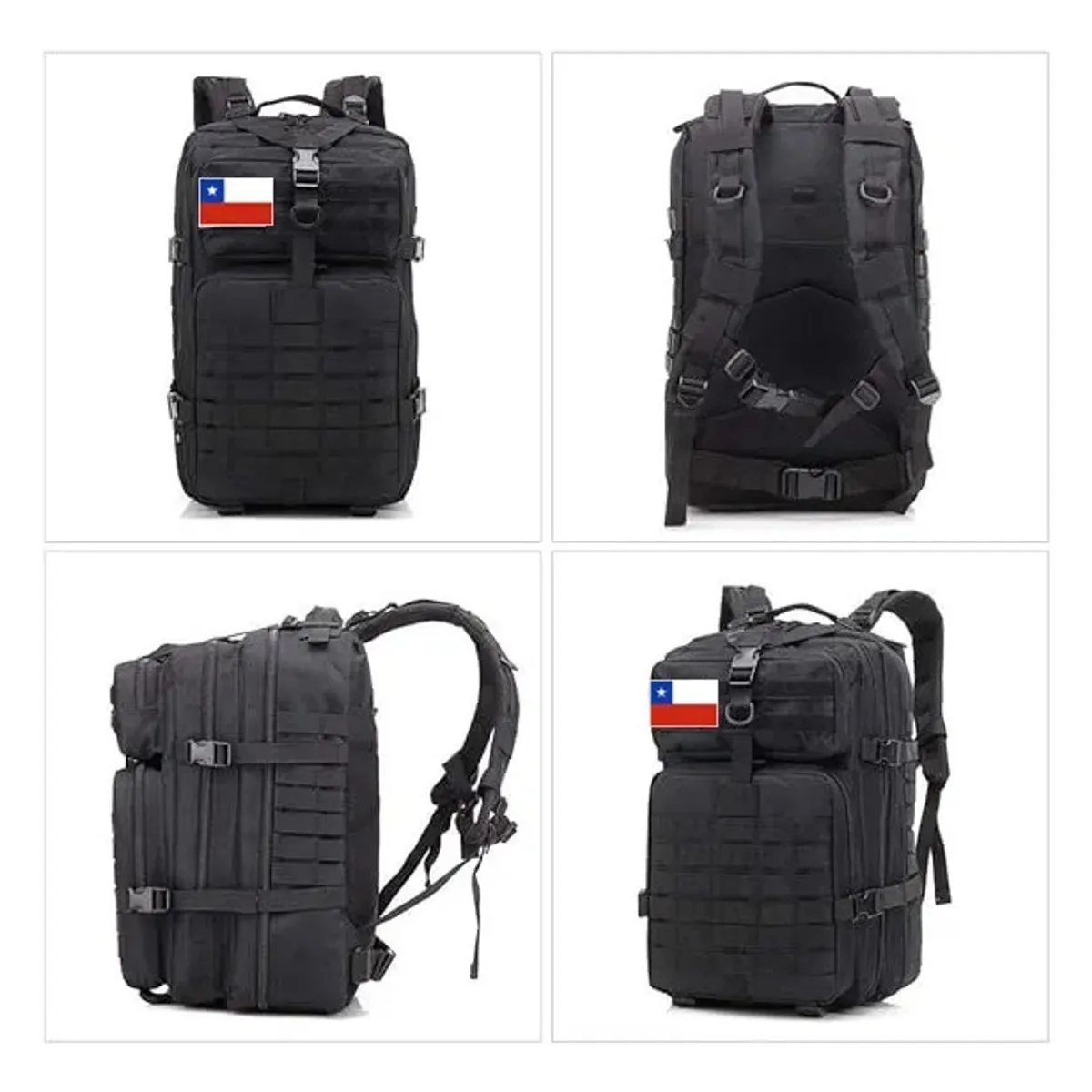 EVERSO - Mochila Táctica Militar Camping Impermeable Alta Capacidad