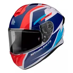GENERICO - Casco De Moto Targo Pro Sound D15 Rojo Perla