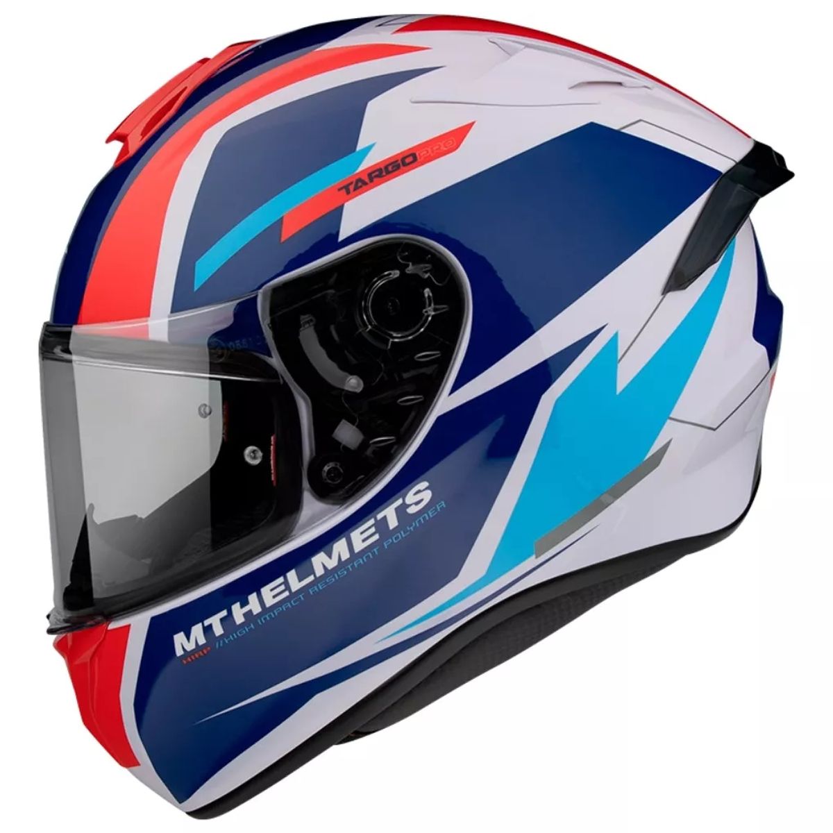 GENERICO - Casco De Moto Targo Pro Sound D15 Rojo Perla