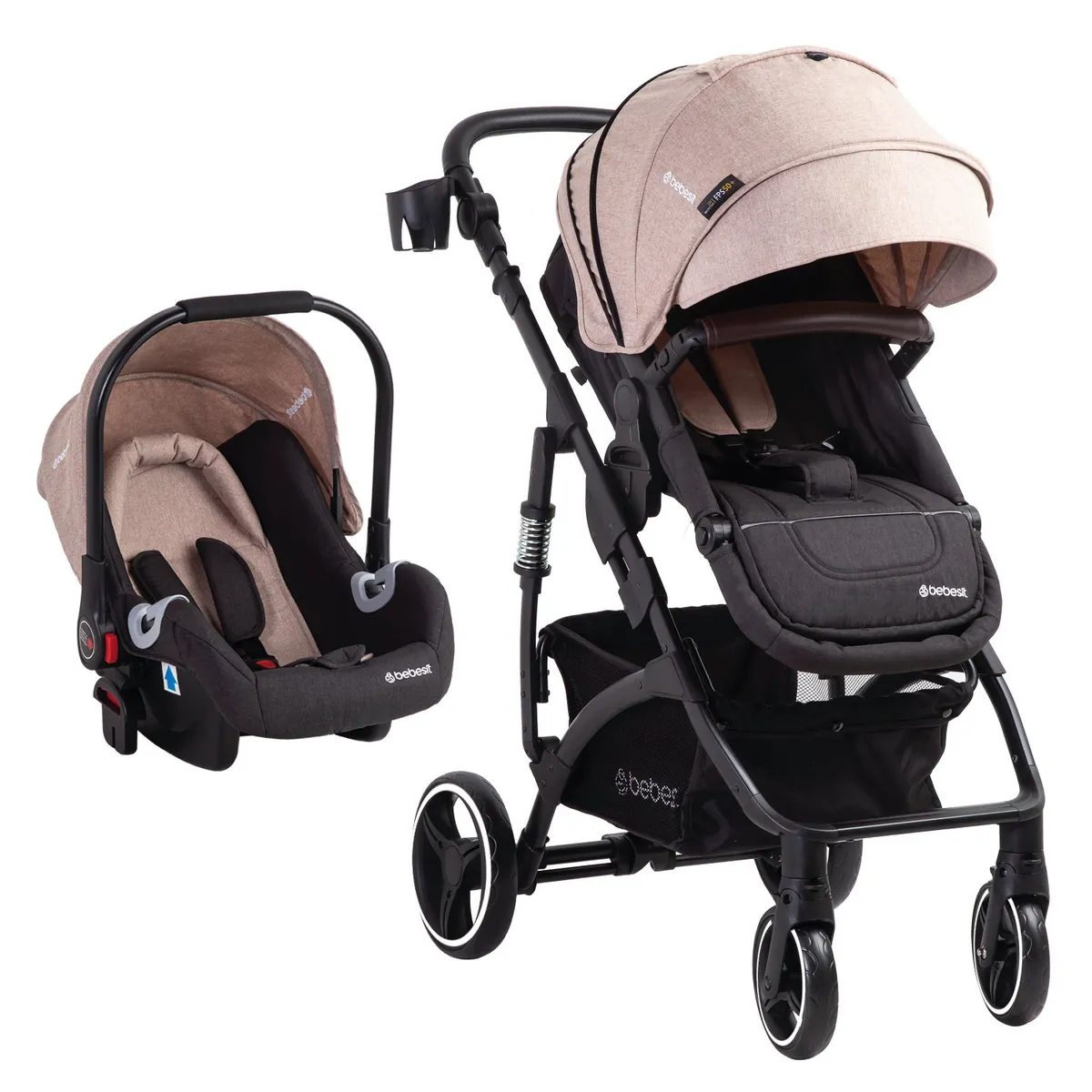 BEBESIT - Coche Travel System Explorer LX Beige
