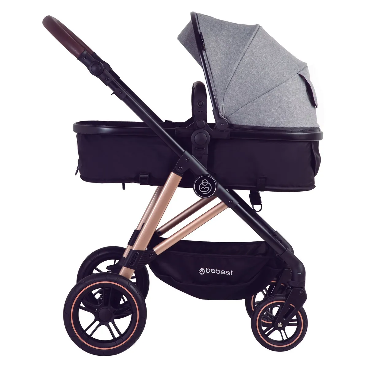 BEBESIT - Coche Travel System Neo Gris