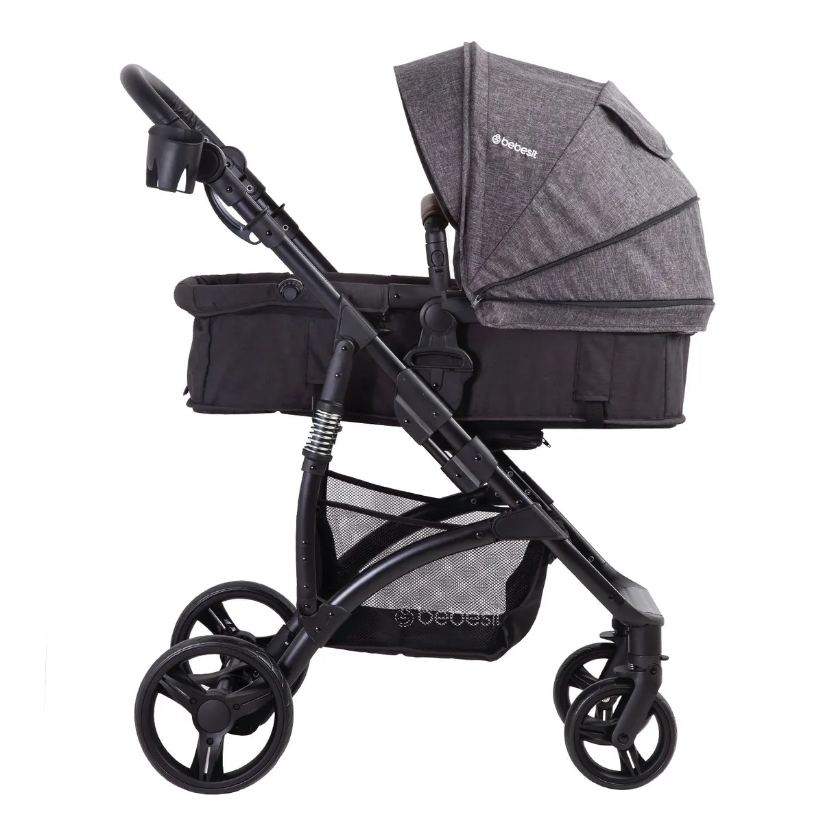BEBESIT - Coche Travel System Explorer LX Negro