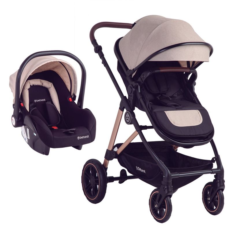 BEBESIT - Coche Travel System Neo Beige