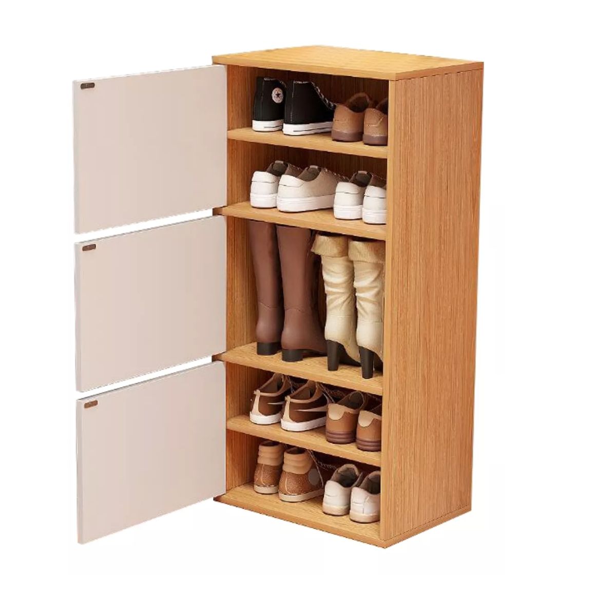 GENERICO - Zapatero Gabinete Comoda Organiador De Zapato Con 3 Puertas