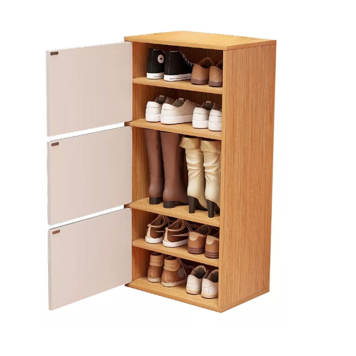 GENERICO - Zapatero Gabinete Comoda Organiador De Zapato Con 3 Puertas