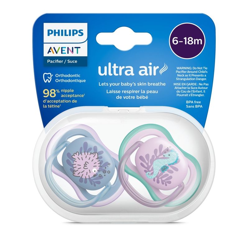 AVENT - Chupete Ultra Air Philips Avent SCF08561 6-18 Meses