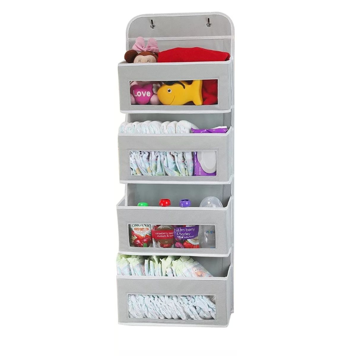 GENERICO - Organizador Zapatos Colgante Puerta Closet Con 4 Bolsillo