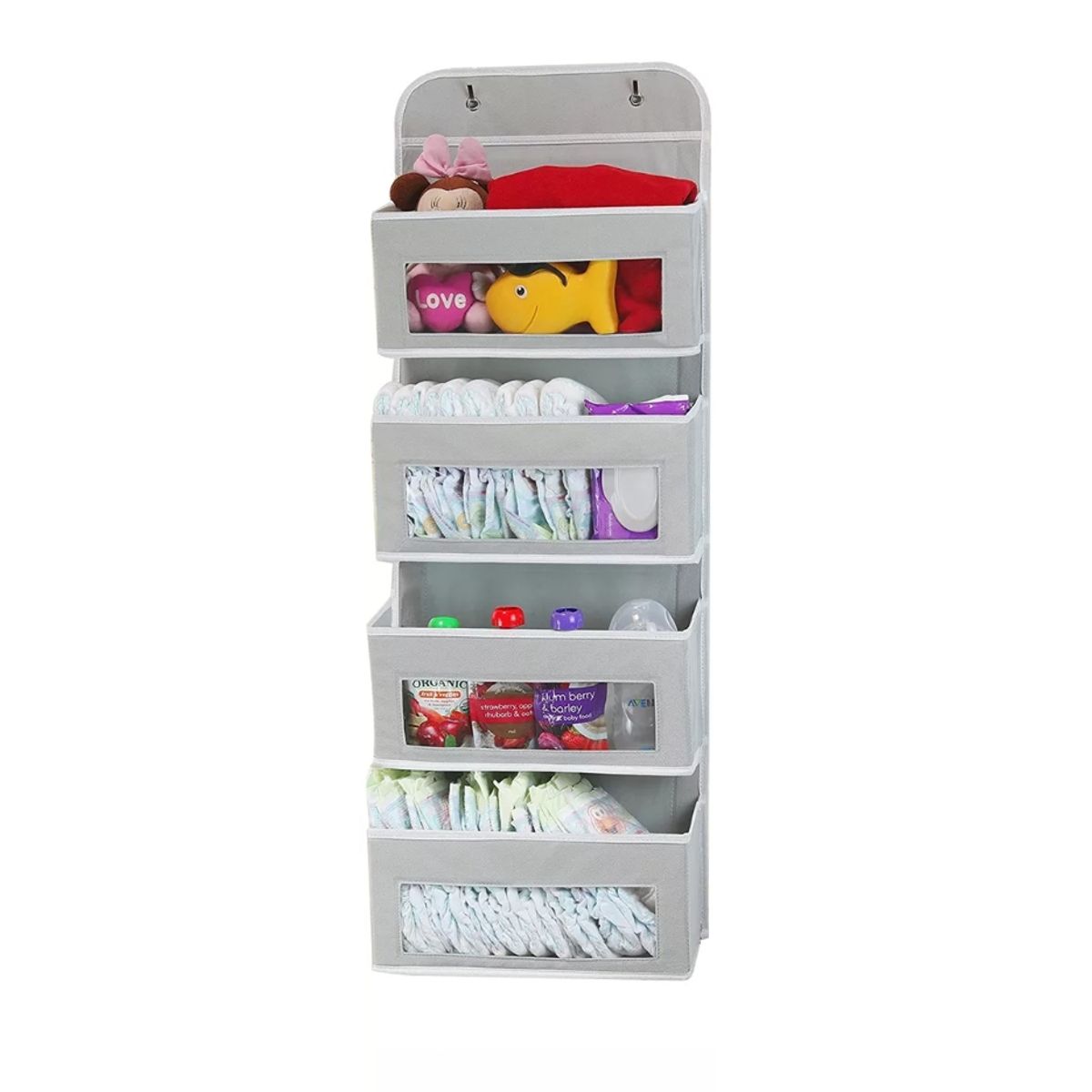 GENERICO - Organizador Zapatos Colgante Puerta Closet Con 4 Bolsillo