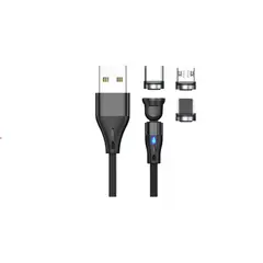 GENERICO - Cable Tipo C Carga Rapida + Conector Micro Usd + Lightning