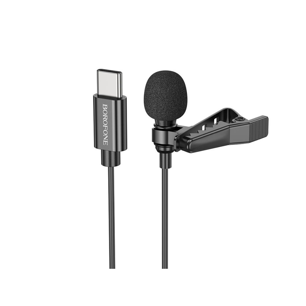 GENERICO - MICROFONO LAVALIER TIPO C BOROFONE NEGRO