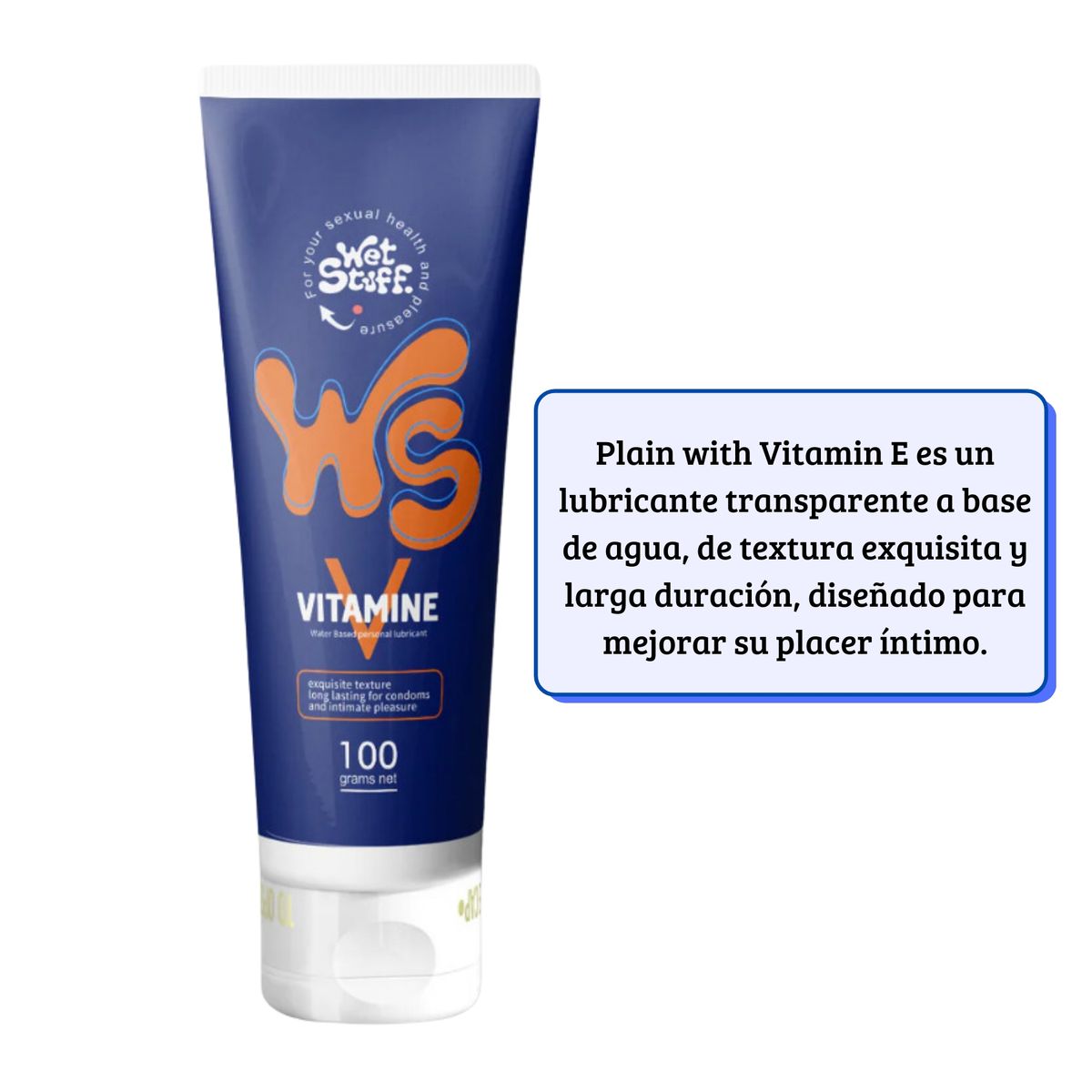 GENERICO - Gel Lubricante Intimo Hipoalergénico 100ml Base Agua Premium Azul