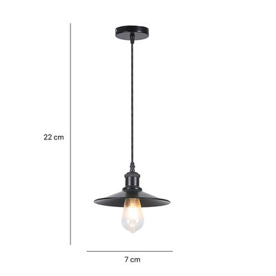 Imagen 2 del producto Lámpara Colgante E-27 Diseño Vintage Sigis Pro Negro