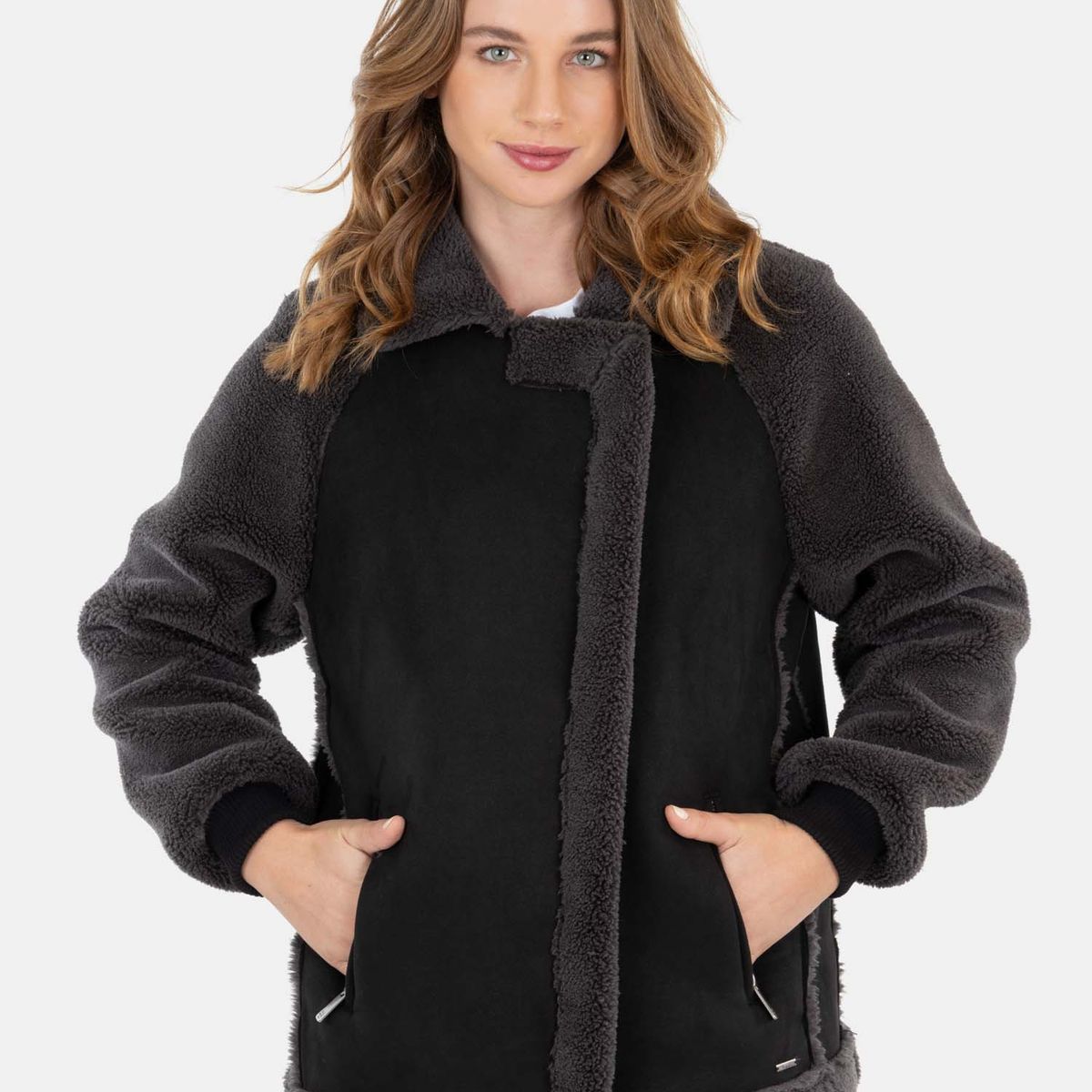 MAUI AND SONS - Chaqueta Fall Of Leaves Mujer Negro Maui and Sons