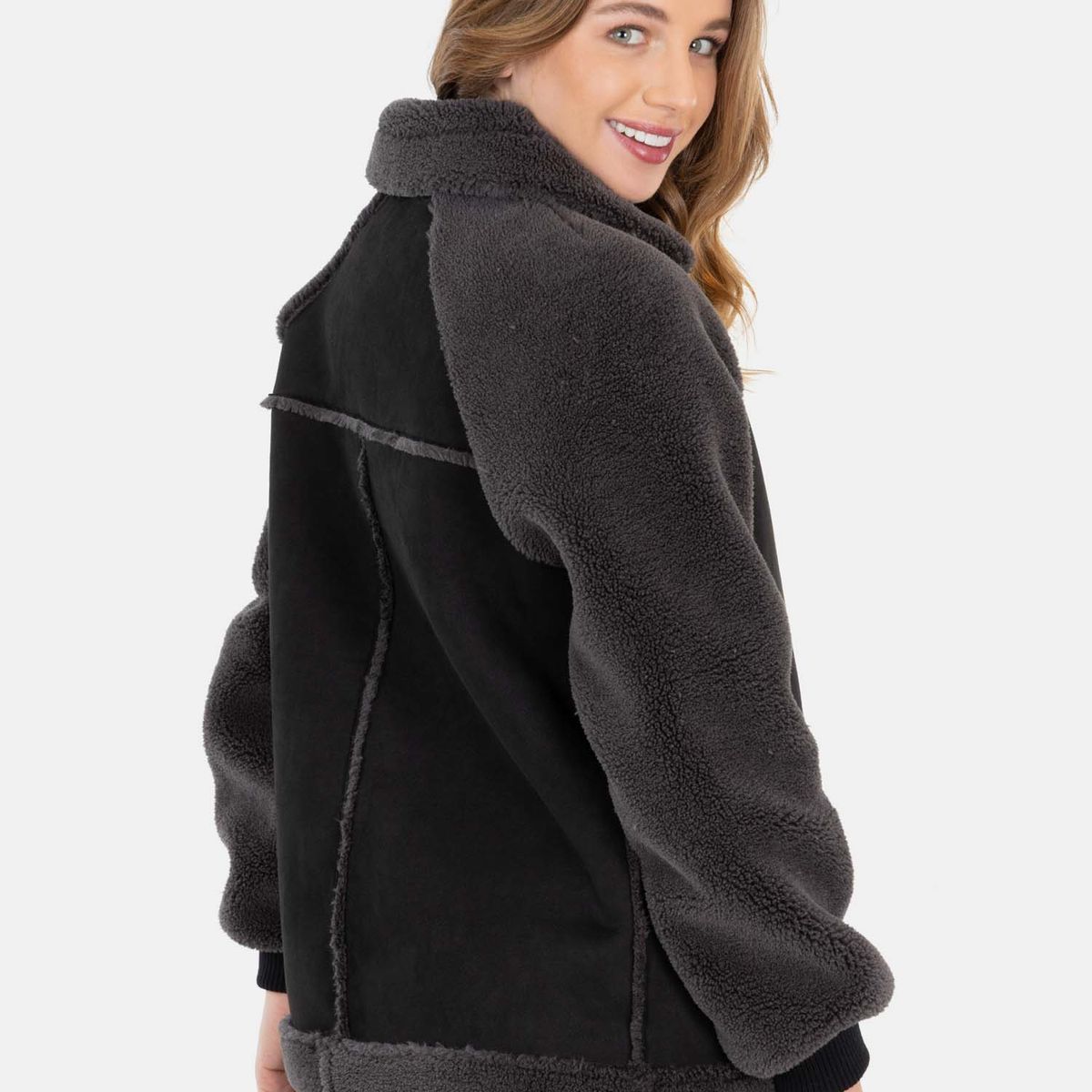 MAUI AND SONS - Chaqueta Fall Of Leaves Mujer Negro Maui and Sons