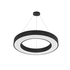 HB LEDS - Lámpara LED Contorno Circular Negro 42W60cms Luz Fría