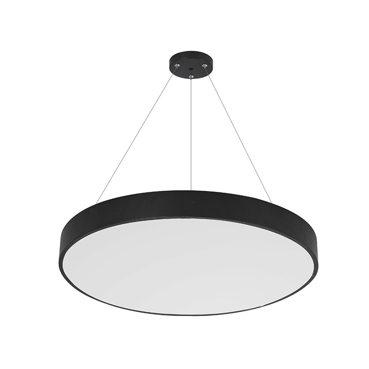 HB LEDS - Lámpara LED Circular Negro 50W60cms Luz Fría