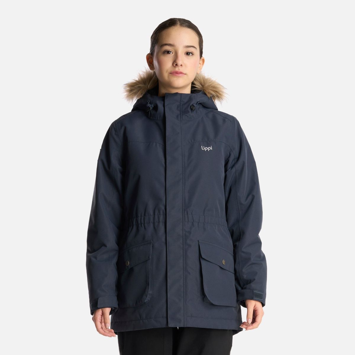 LIPPI - Chaqueta Teen Girl Roble B-Dry Hoody Jacket Azul Marino Lippi