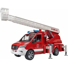 BRUDER - 02673 MB SPRINTER FIRE ENGINE WITH LADDER, WATERPUMP