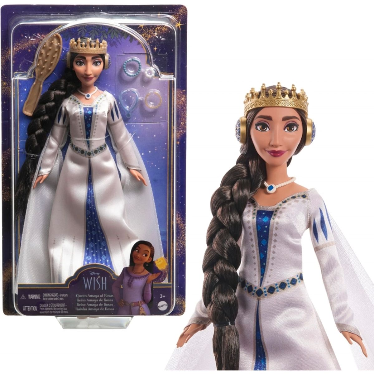 MATTEL - MATTEL HRC11 DISNEY WISH REINA AMAYA EL PODER DE LOS DESEOS