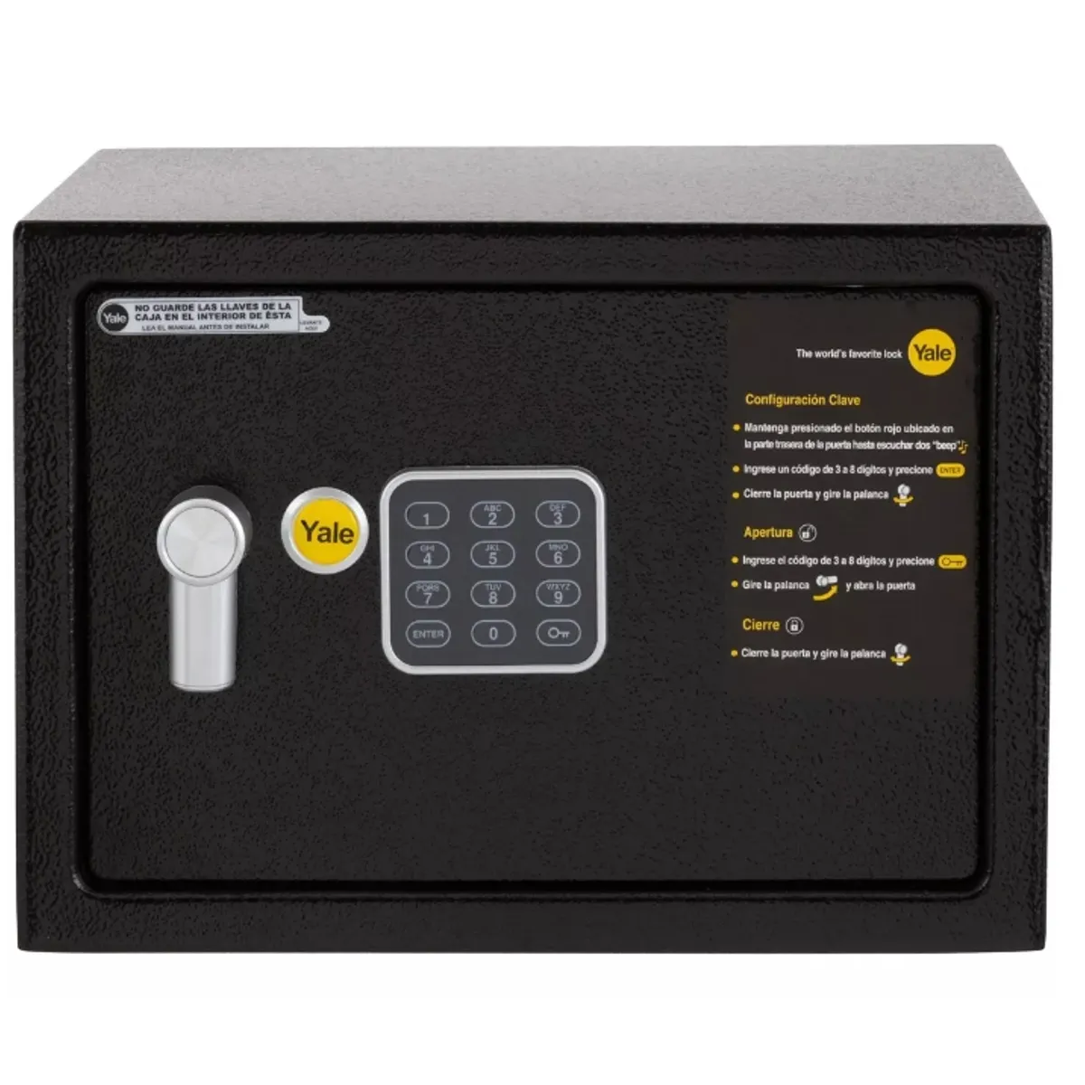 GENERICO - Caja De Seguridad 163lt Electrica Sin Visor Yale Color Negro
