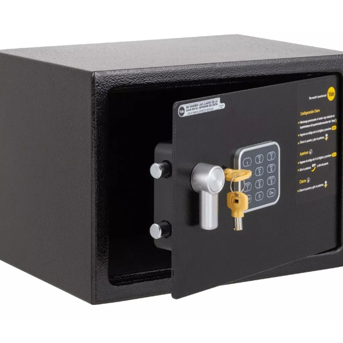 GENERICO - Caja De Seguridad 163lt Electrica Sin Visor Yale Color Negro