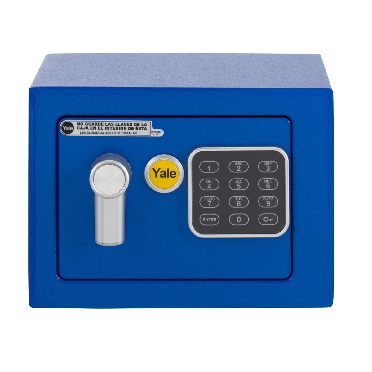 GENERICO - Caja De Seguridad Yale Mini Azul 4,2 Lts.