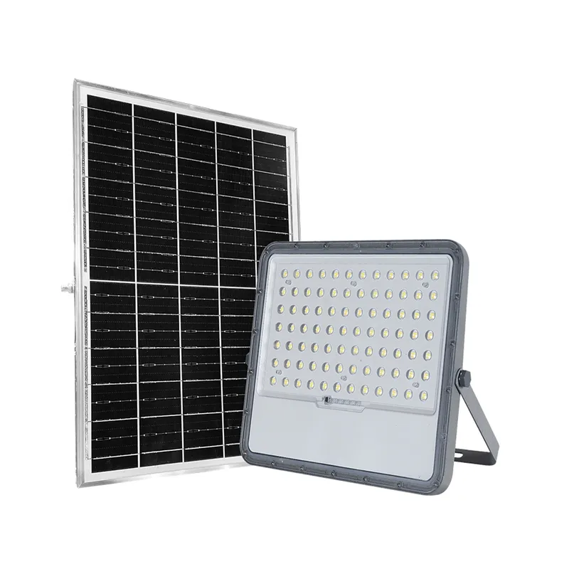 HB LEDS - Proyector LED Solar 1400 Lm Luz Fría Control Remoto