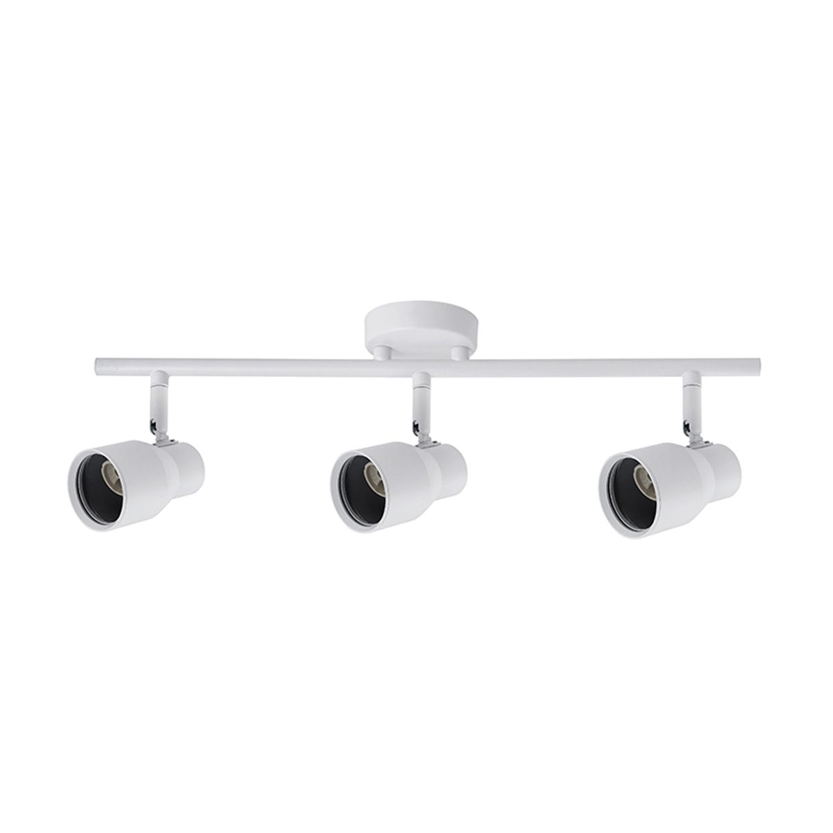WANT - Foco Spot Cielo o Muro Porta 3xGU-10 Round Blanco Incluye Ampolleta