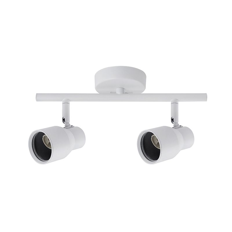 HB LEDS - Foco Spot Cielo o Muro Porta 2xGU-10 Round Blanco Incluye Ampolleta