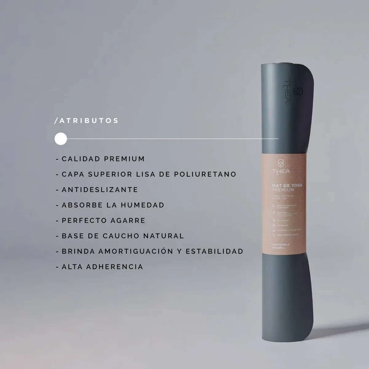 THEA - Mat Yoga Dark Green Thea Life - Verde