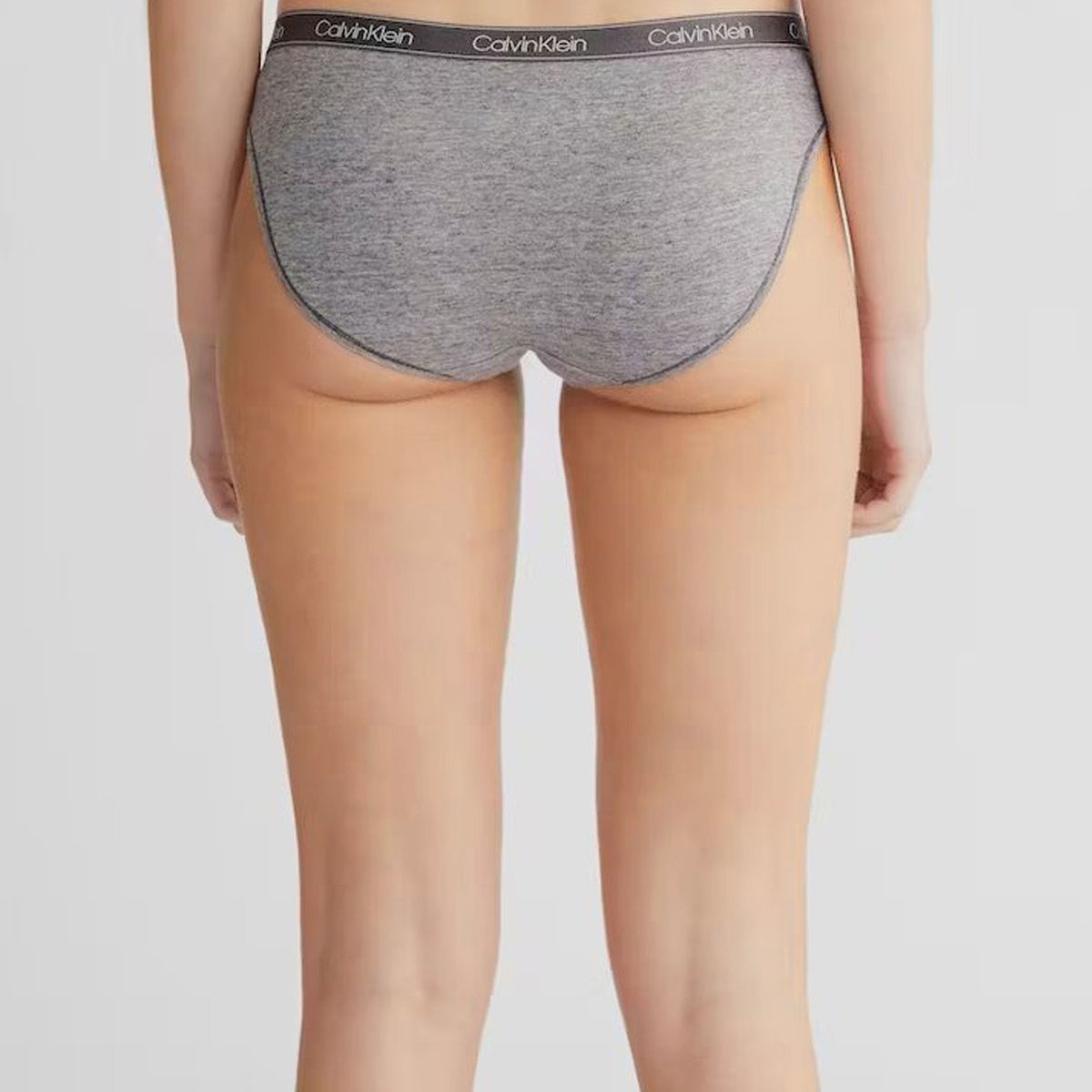 CALVIN KLEIN - Calzón Bikini Cotton Essentials Gris Calvin Klein