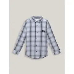 CALVIN KLEIN - Camisa Niño Shadow Blanco