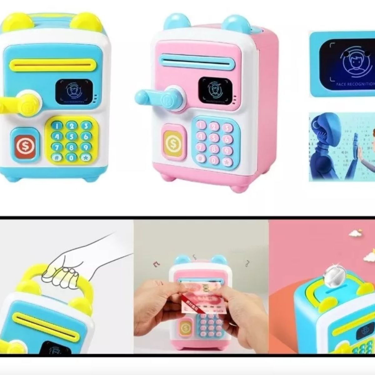 GENERICO - Caja Seguridad Alcancia Electronica Niños Digital Teclado