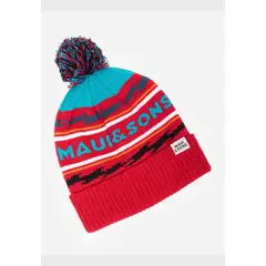 MAUI AND SONS - Gorro Snow Seasson Beanie Rojo Oscuro Niño