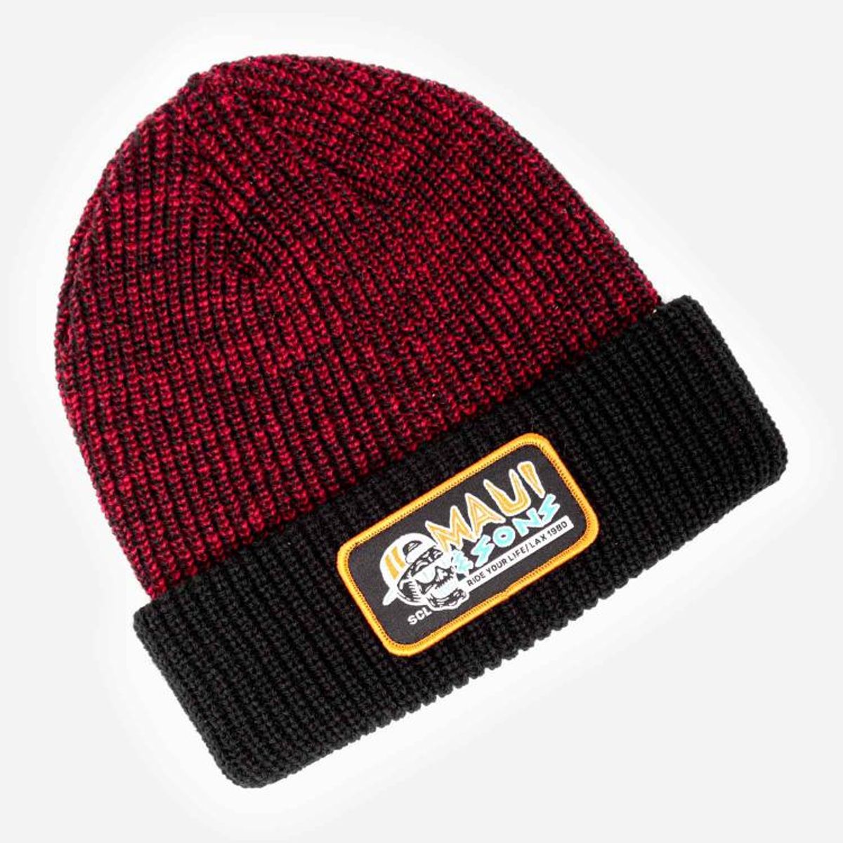 MAUI AND SONS - Gorro Skull Dude Beanie Rojo Oscuro Niño Maui And Sons - Rojo