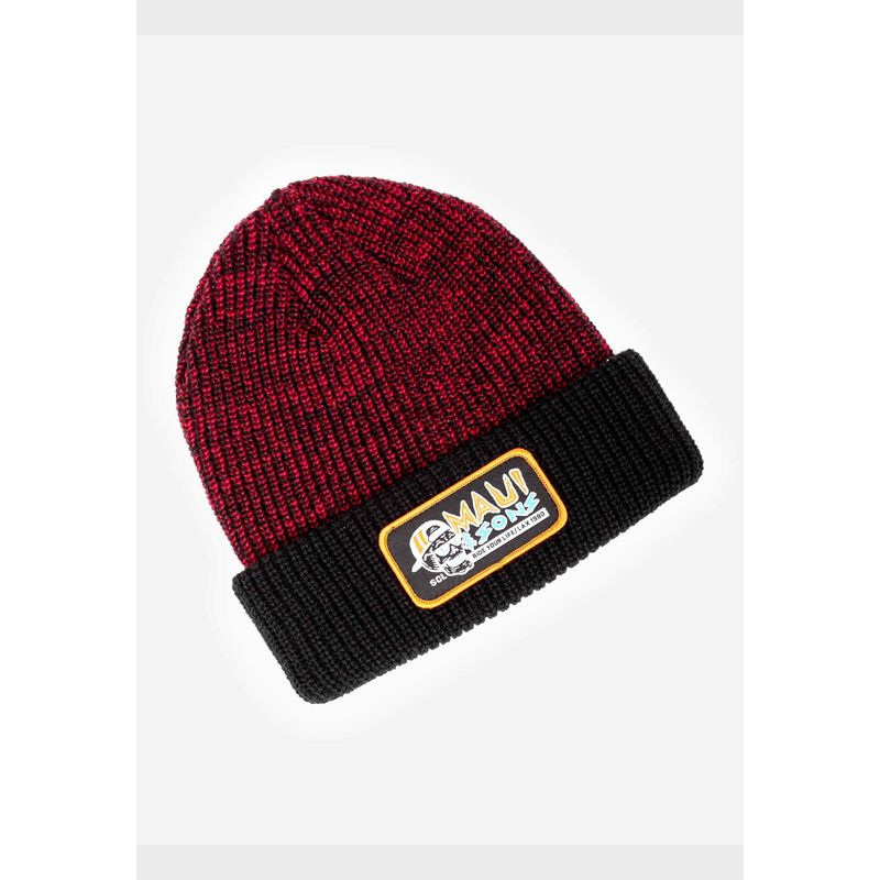 MAUI AND SONS - Gorro Skull Dude Beanie Rojo Oscuro Niño Maui And Sons