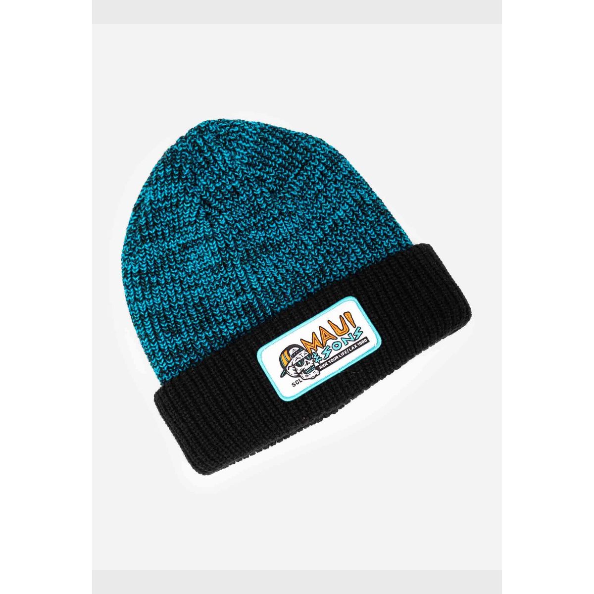 MAUI AND SONS - Gorro Skull Dude Beanie Azul Aceite Niño Maui And Sons