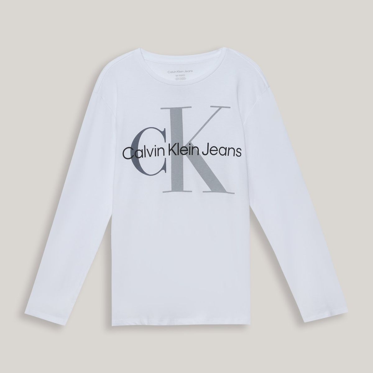 CALVIN KLEIN - Polera Niño Monologo Blanco Calvin Klein
