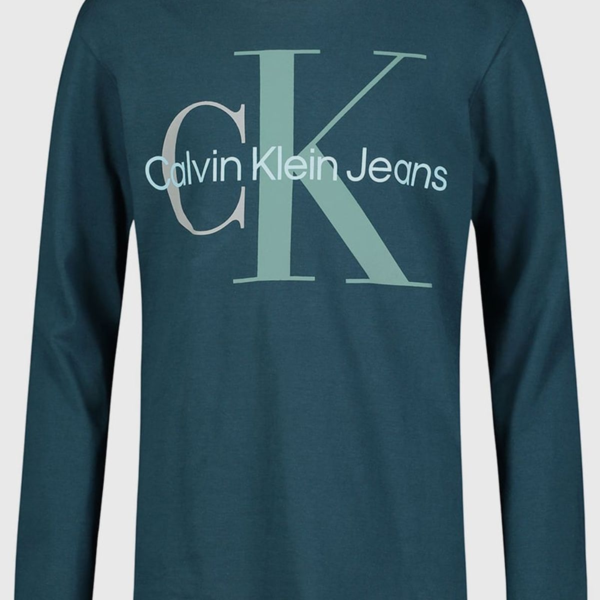 CALVIN KLEIN - Polera Niño Monologo Verde Calvin Klein