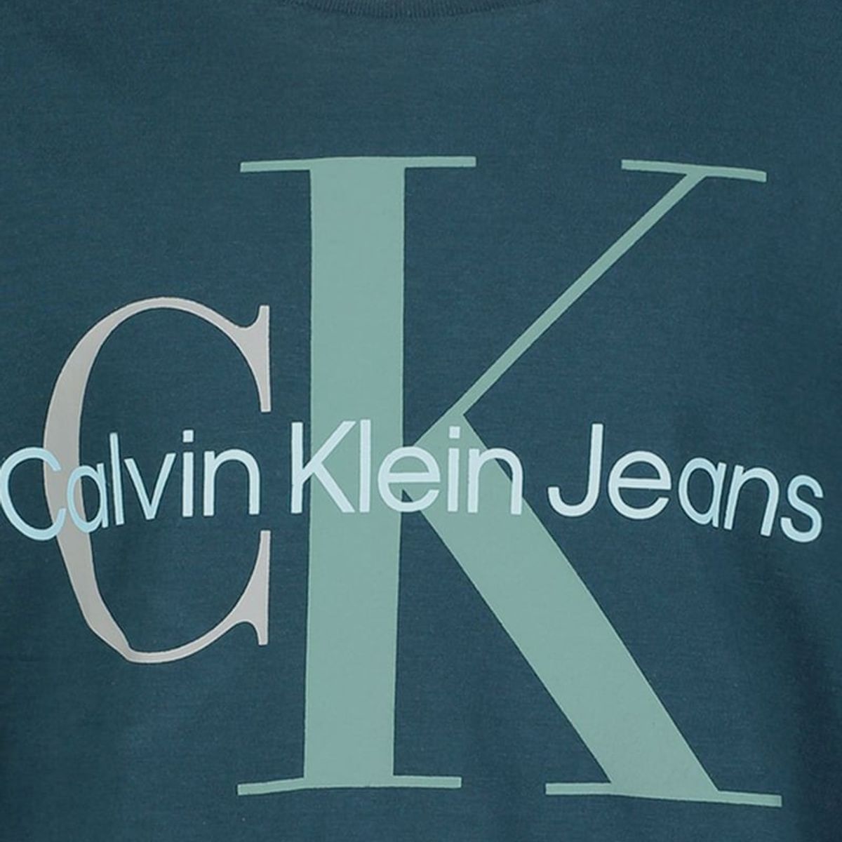 CALVIN KLEIN - Polera Niño Monologo Verde Calvin Klein