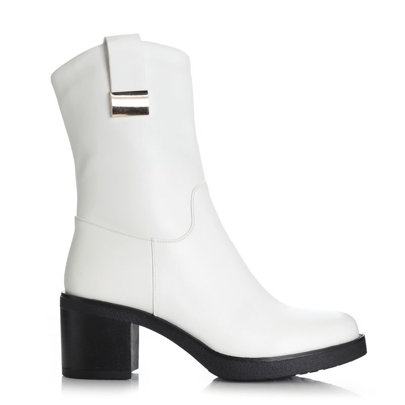 VIA UNO - Bota Mujer Blanco Via Uno 12432302