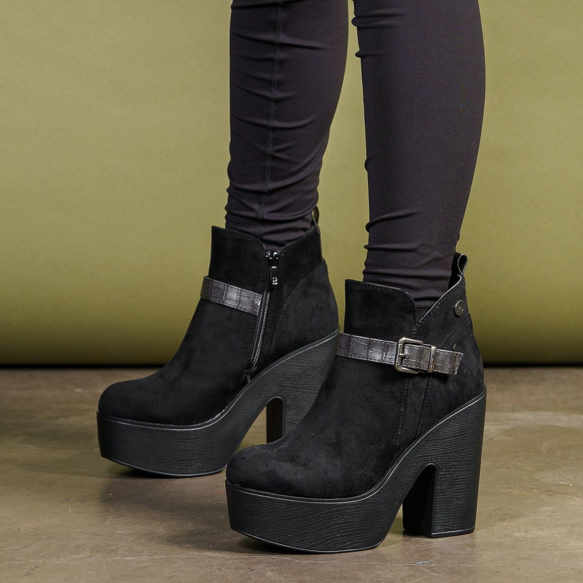 BOTELI - Botín Mujer Negro Fumiko Boteli