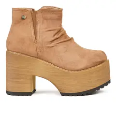 BOTELI - Bota Mujer Café Claro Isamu