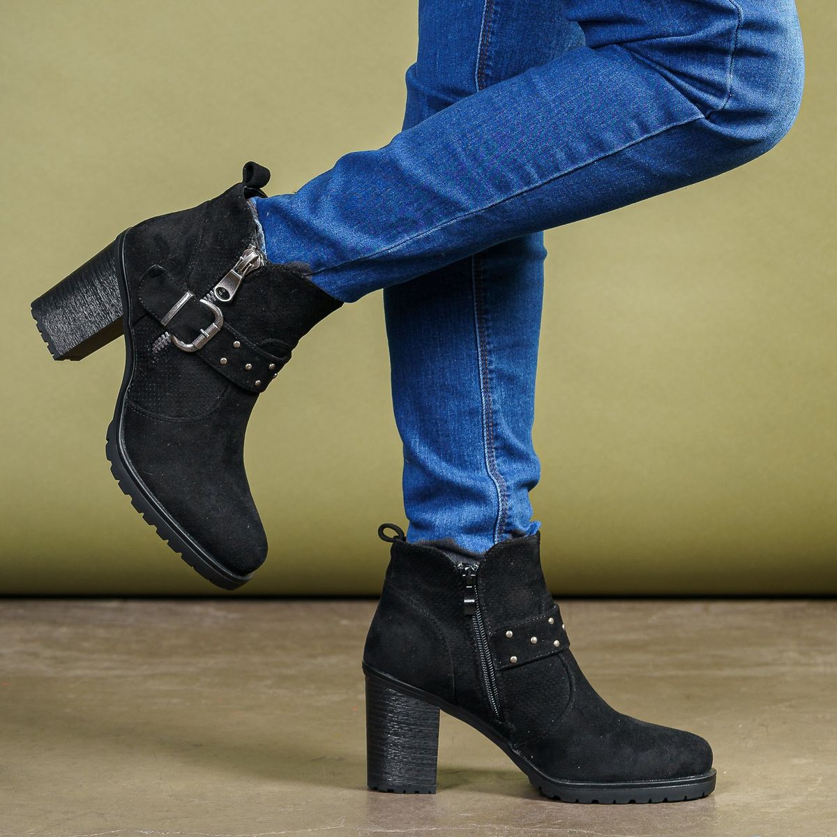 BOTELI - Botín Mujer Negro Hiroko Boteli