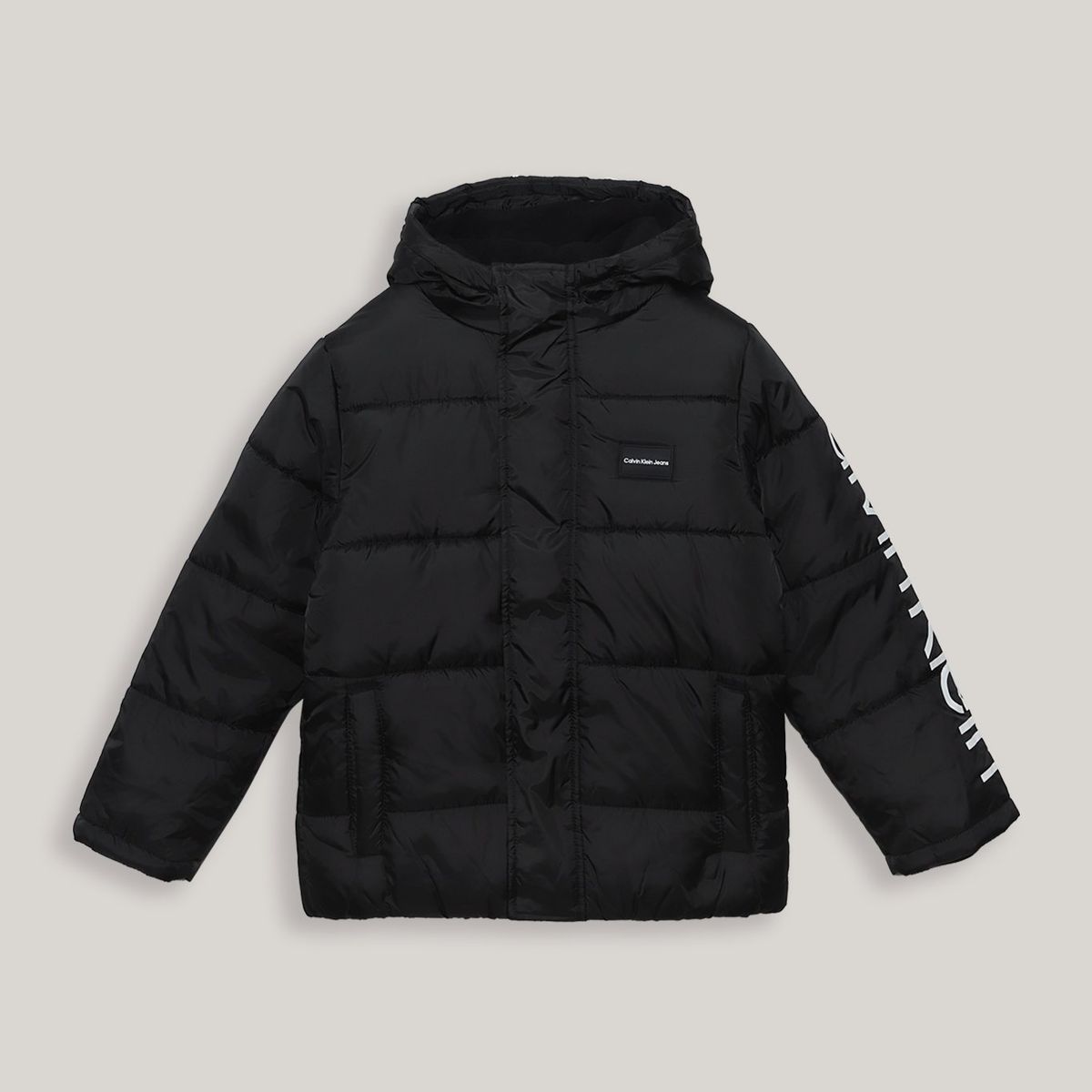 CALVIN KLEIN - Parka Niño Bubble Negro Calvin Klein