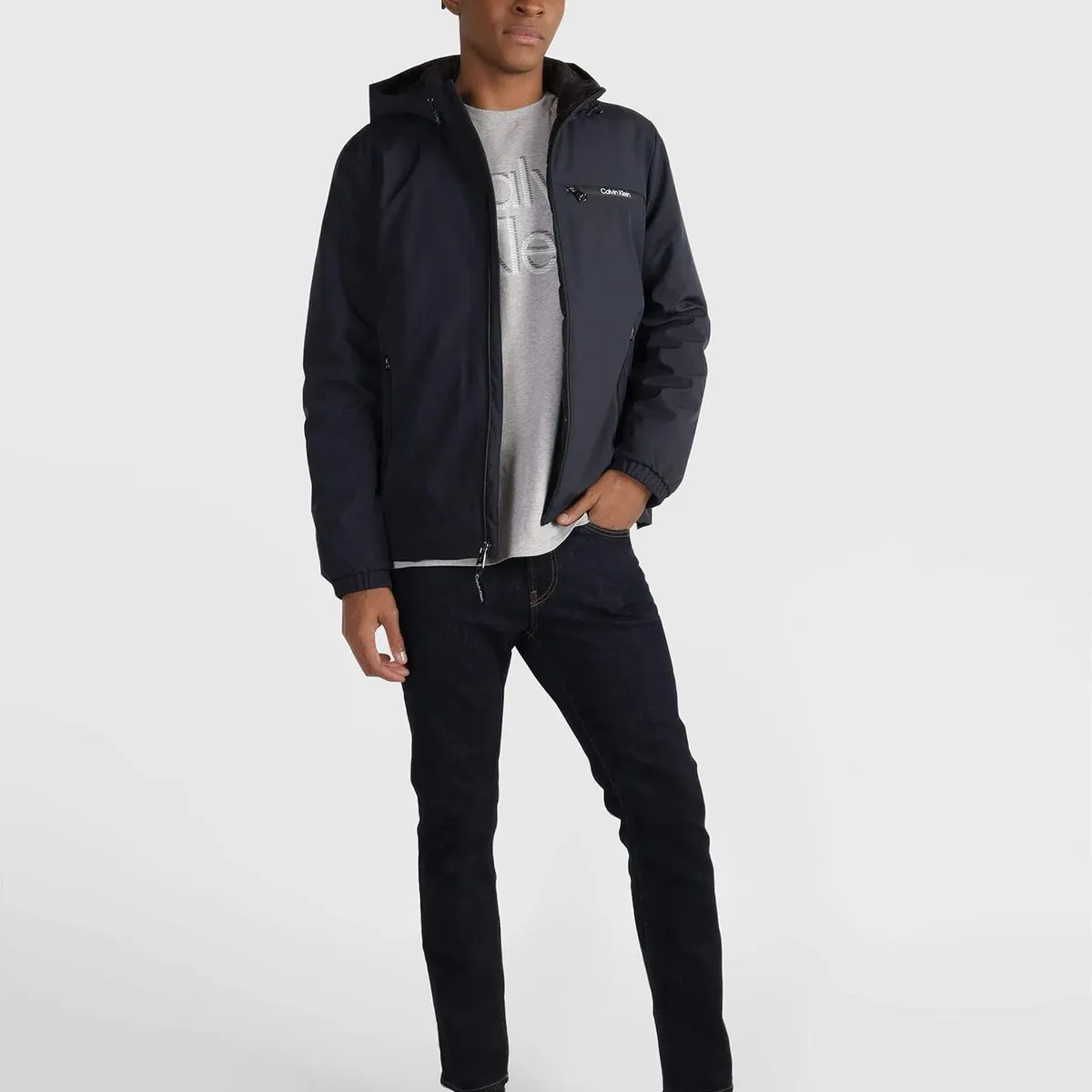 CALVIN KLEIN - Chaqueta Stretch Azul Calvin Klein